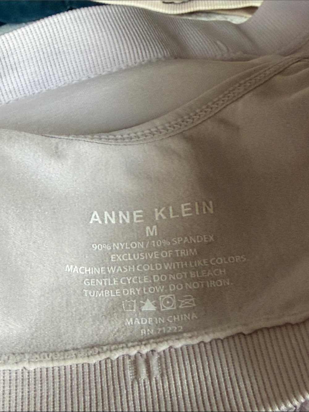 Anne Klein Neutral Ribbed Seamless Bralette Trio - Beige, Taupe, Light Nude - Picture 5 of 5